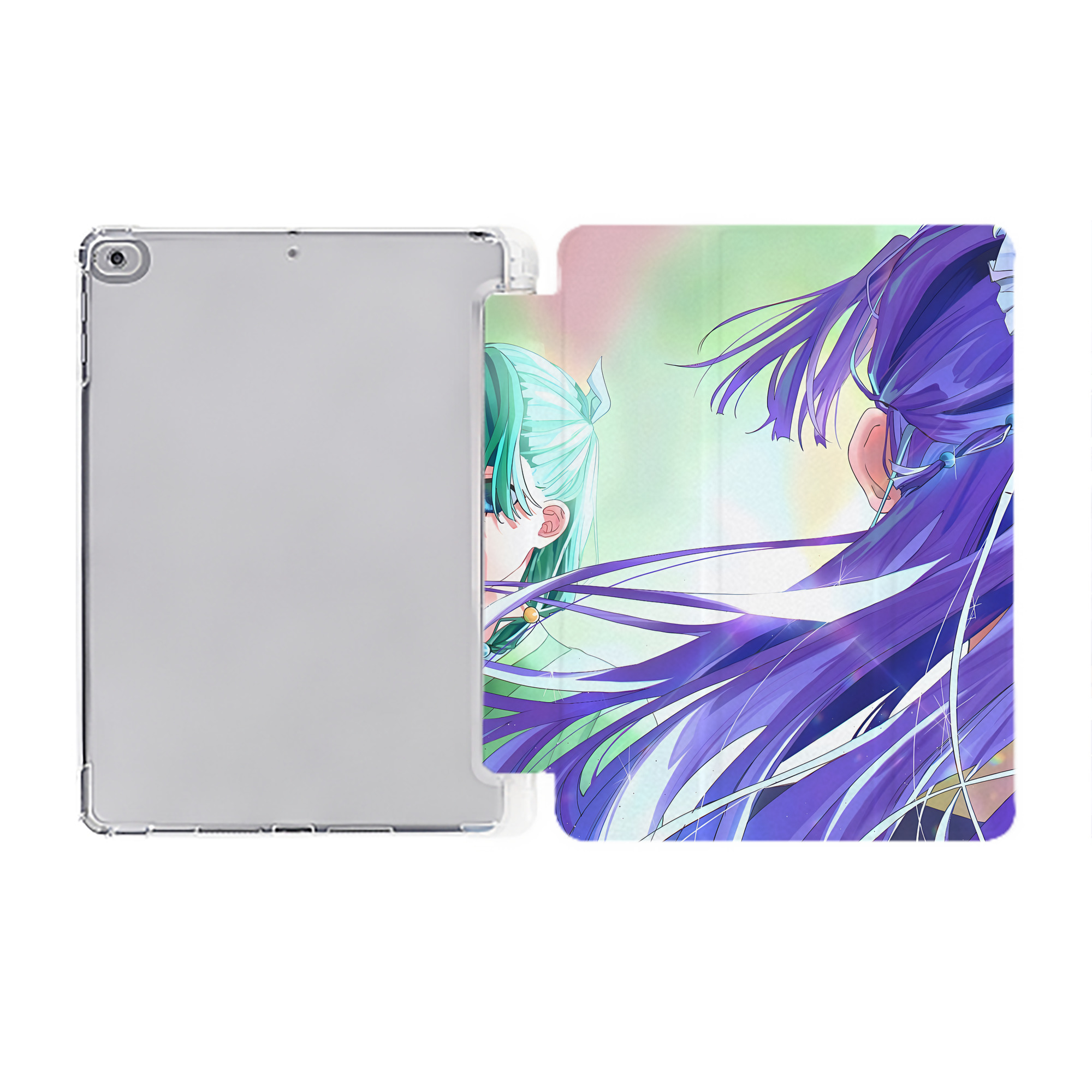 （画像用） 薬屋のひとりごと The Apothecary Diaries IPad ケース ペン収納付き 三つ折りスタンド PUレザー×シリコン 対応機種9.5/10.5/10.9インチ